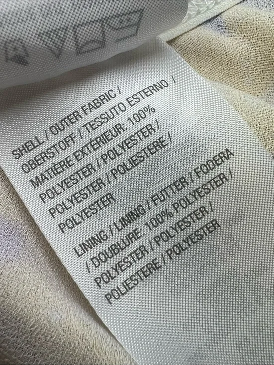 Bob Mackie wearable art lined floral chiffon tiered maxi skirt size M - Picture 5 of 5